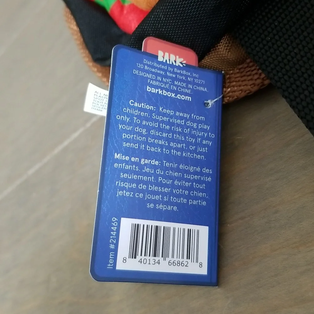 Barkbox Famous Flamin’ Fetch n’ Floppy Fajitugs
